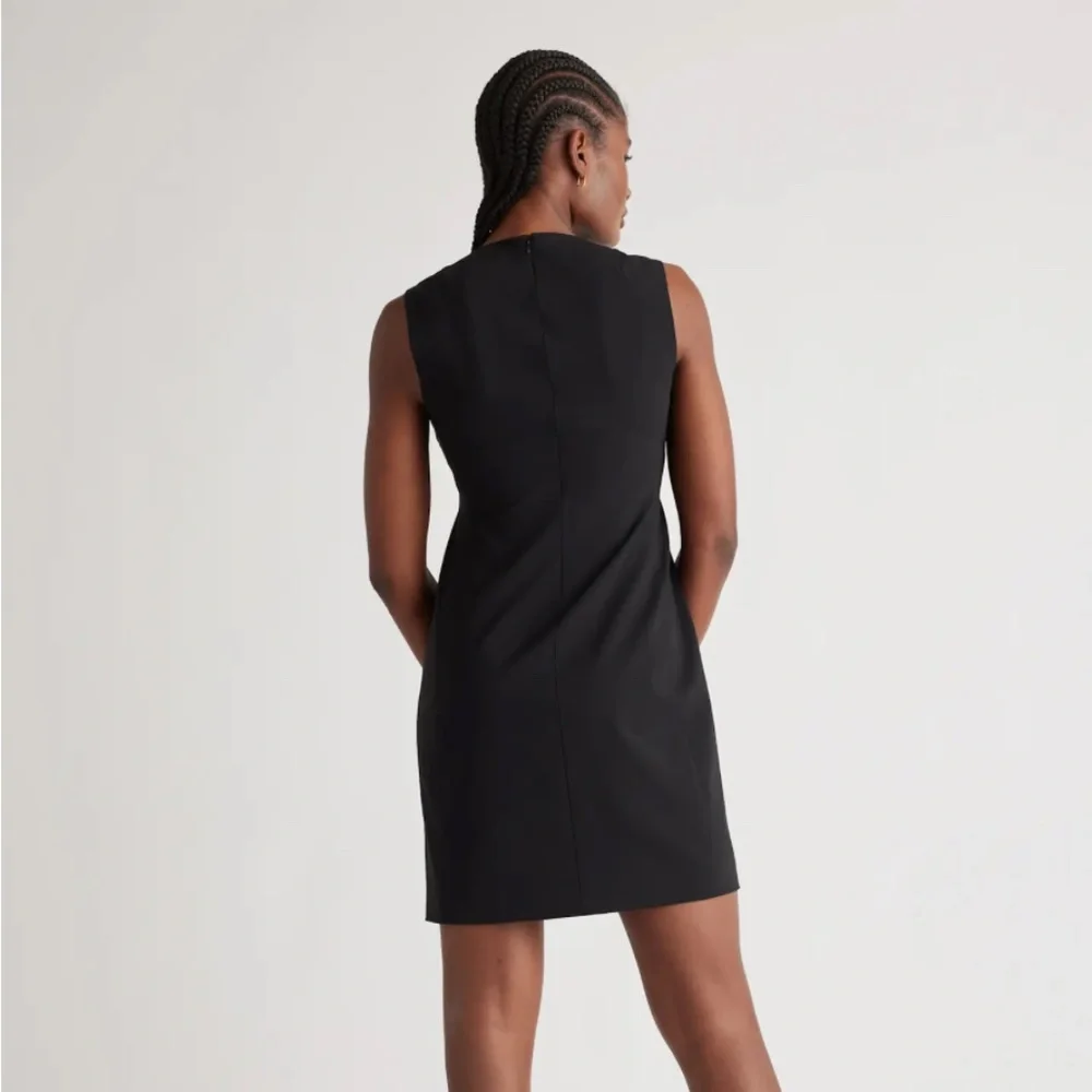 Quince Women's Italian Wool Sleeveless Dress Black Size 8 - Picture 2 of 6